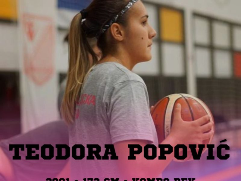 Teodora Popović povratnica u Novosadsku ŽKA